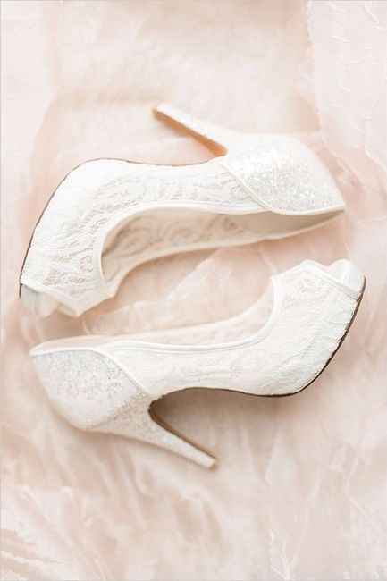 Je suis une mariée classique : les chaussures