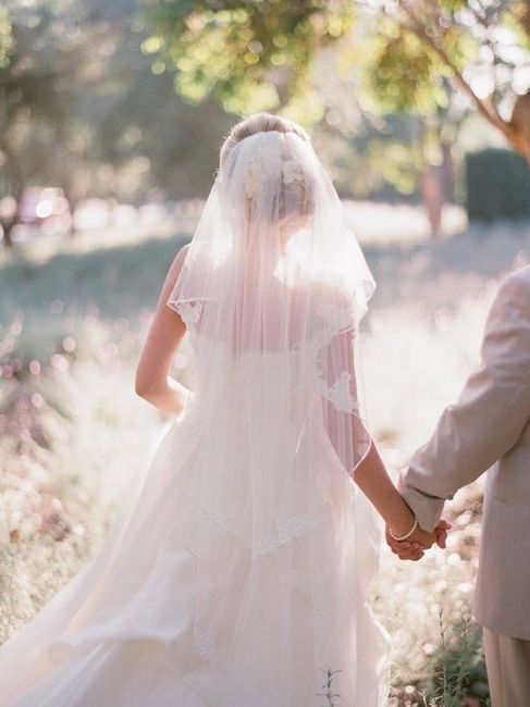 Je suis une mariée classique : le voile