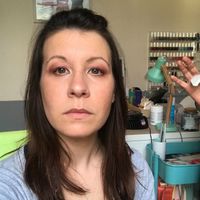 2ème essai mais trop foncé? Yeux fatigués? C’était Peut-être ma fatigue ce jout là...