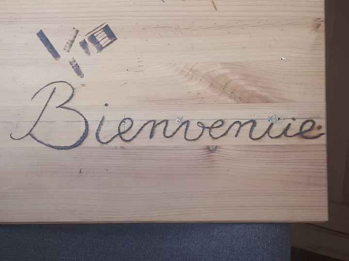diy panneau bienvenue - 1