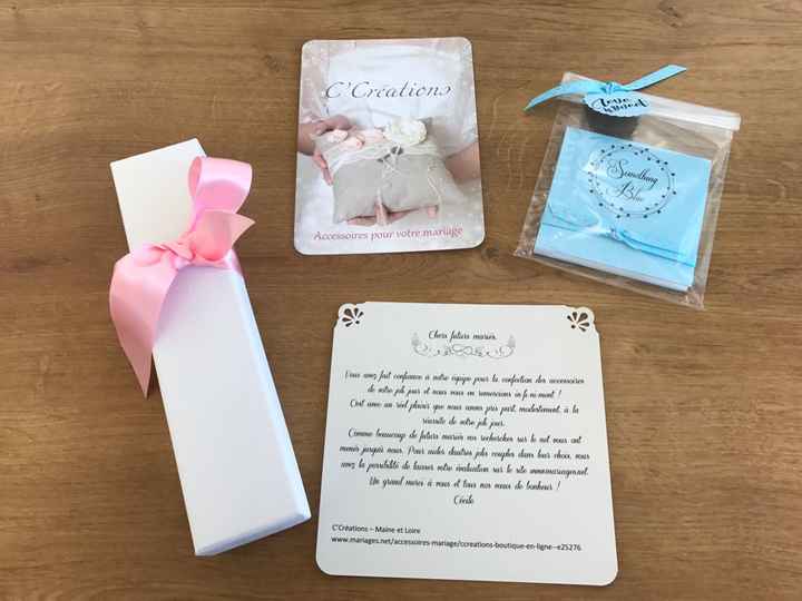 Faire-part et porte alliance - 1