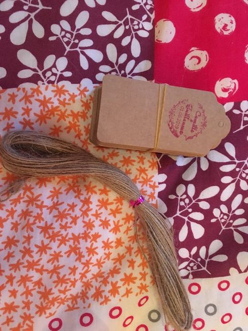 Etiquettes pour les cadeaux aux invités