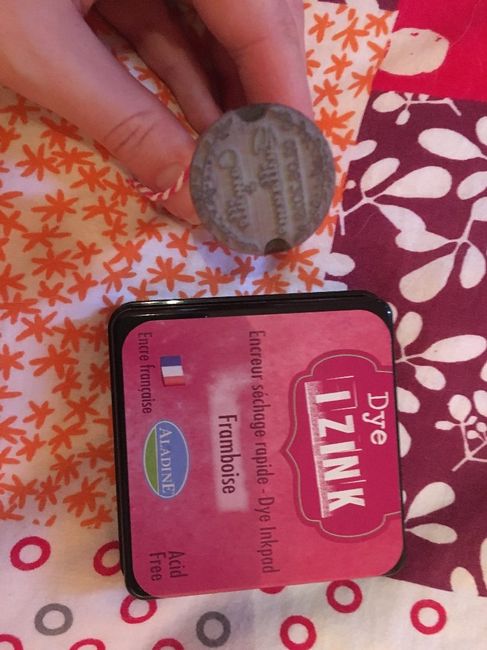 Tampon personnalisé et encre