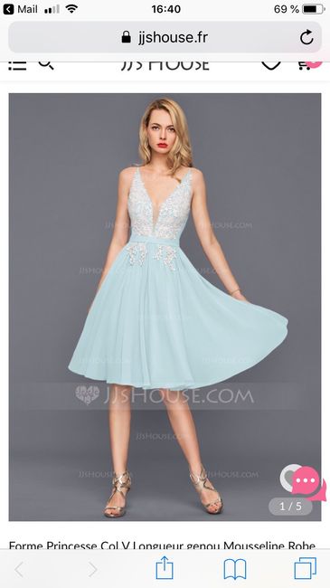 Robe couleur Brume