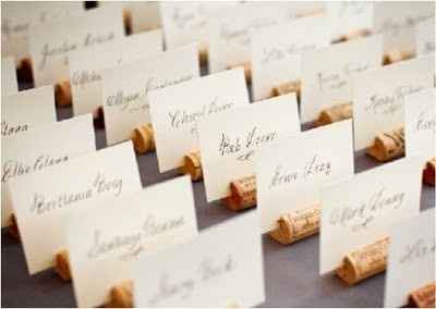 Support marque place - DIY