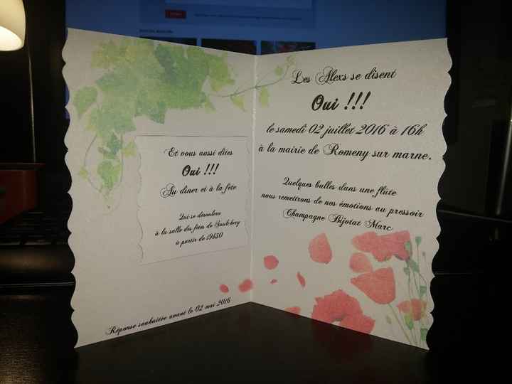 Faire part maison