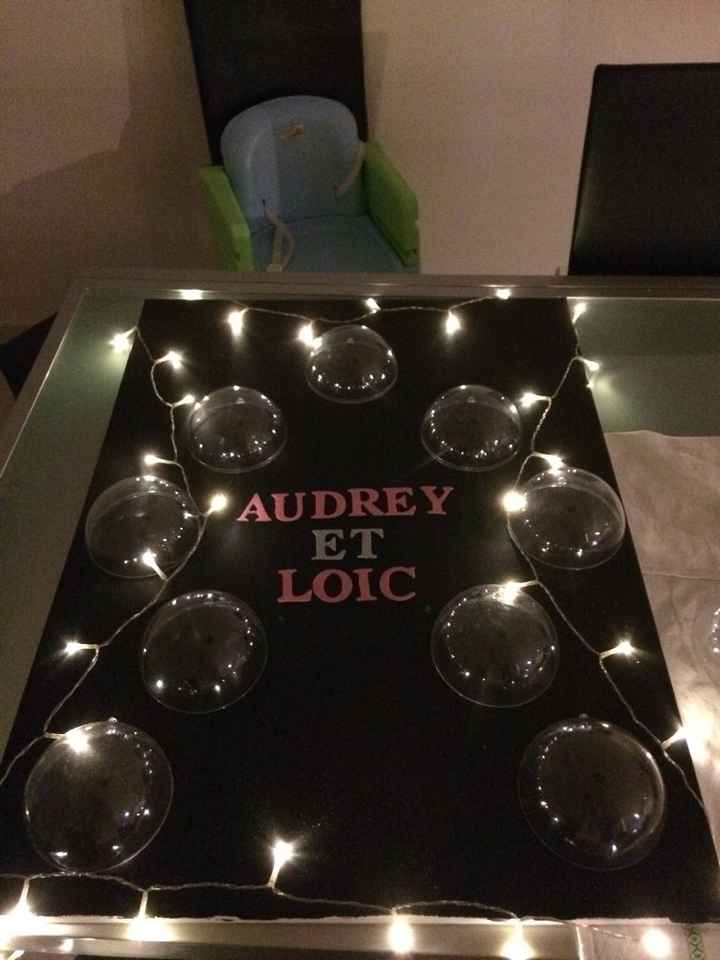 Essaie plan de table en fabrication - 1