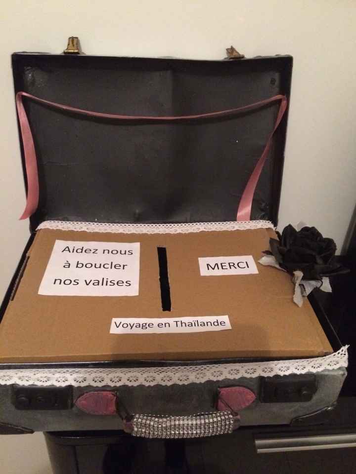 Help déco valise urne - 1