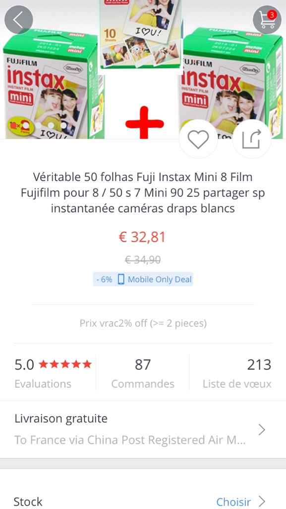 Aliexpress commande ???? - 1