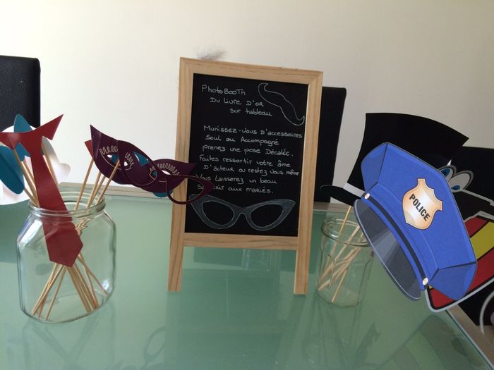 Chevalet pour plan de table - 2