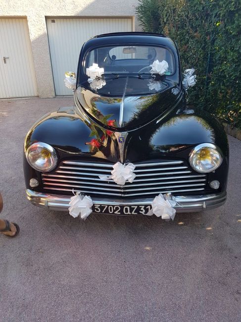 Voiture des mariés