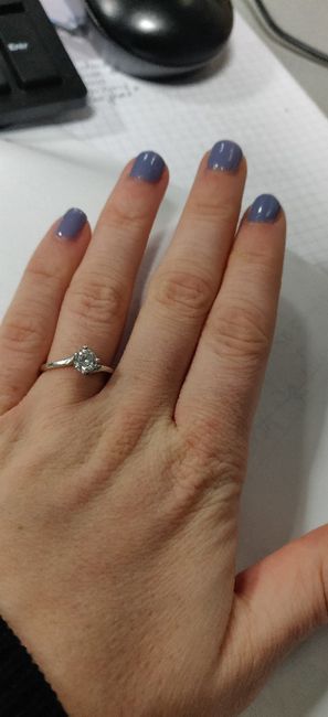 Bague de fiançailles photo - 1