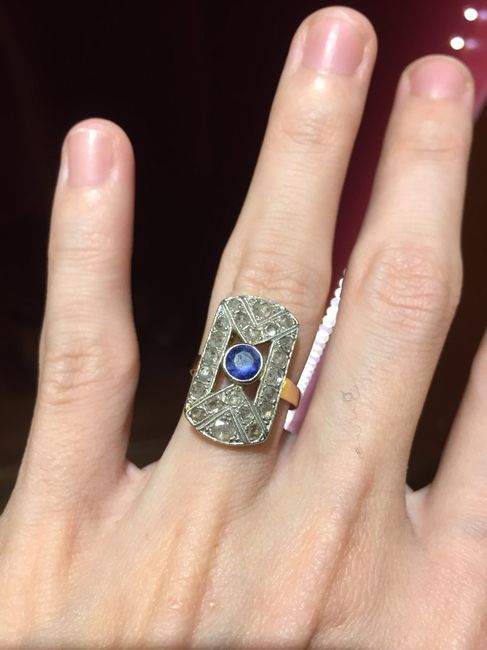 Bague de fiançailles neuve, bijoux de famille ou occasion - 1