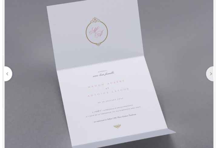 Faire part mariage Cotton bird - 1