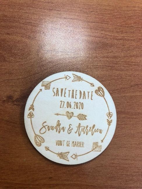 Save The Date commandés 2
