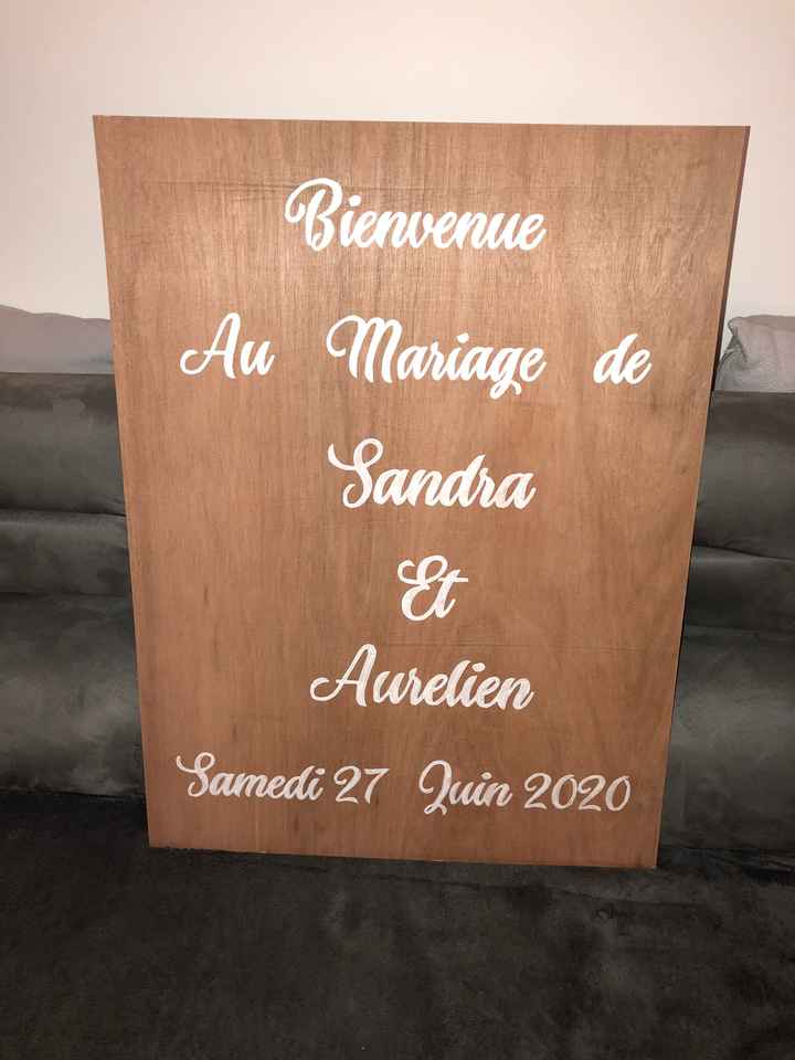 diy panneau de bienvenue - 1