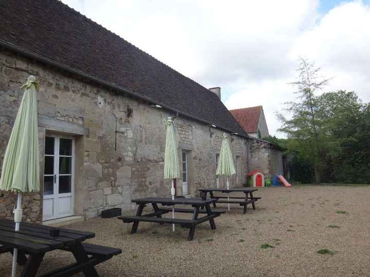Terrasse de notre salle