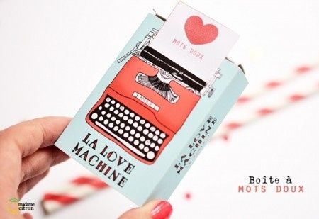 La Love Machine Box imprimable
