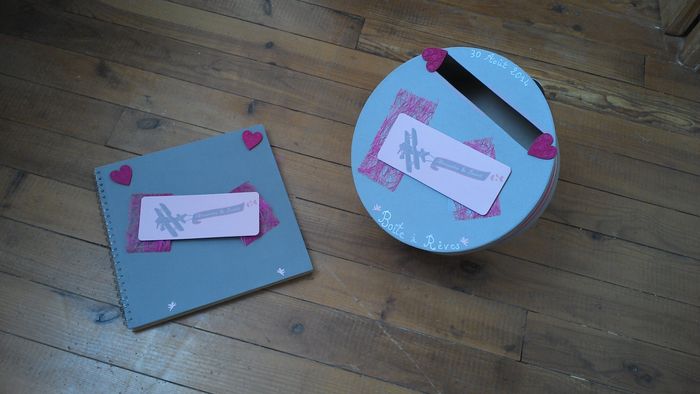 notre urne et notre livre d'or diy