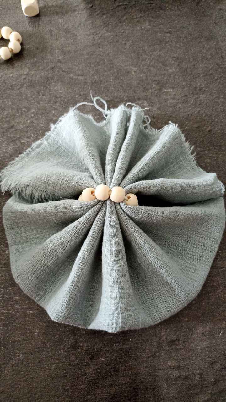 Rond de serviette en perles - 1