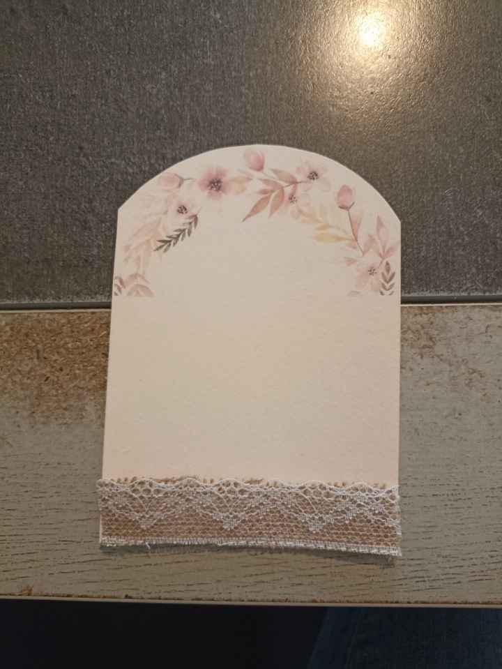 Sondage carte plan de table - 2