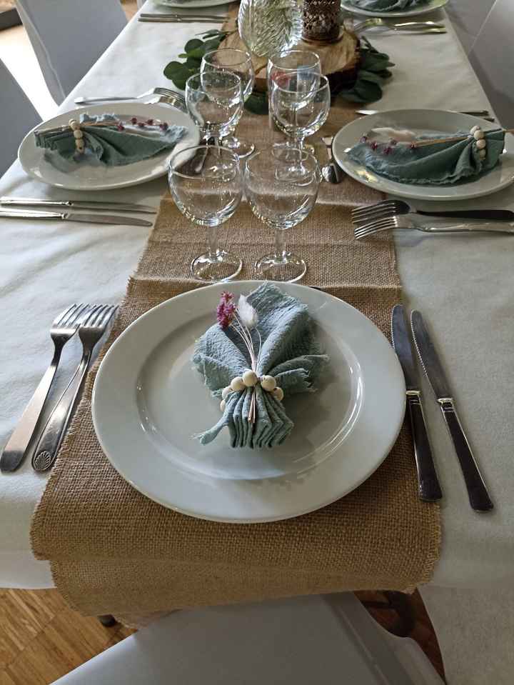 Mise en place des table - 1