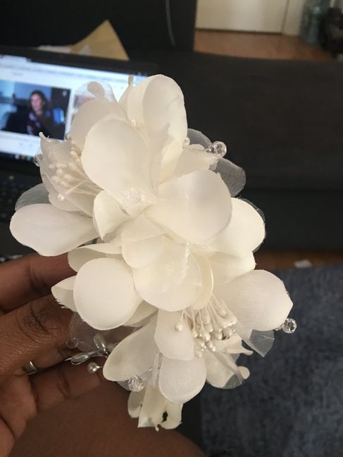 Pochette et fleur de tête reçue ! Merci Wish et Aliexpress 😃 - 2