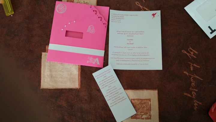 Faire part fait maison  - 2