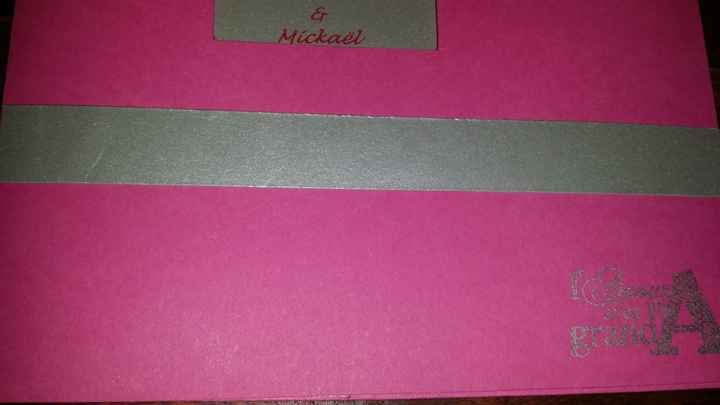 Faire part fait maison  - 1