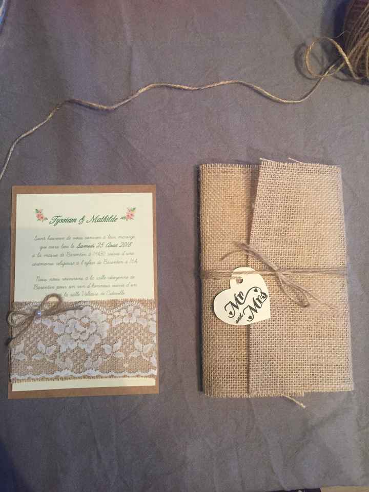 Montrons nous nos faire part :) - 1