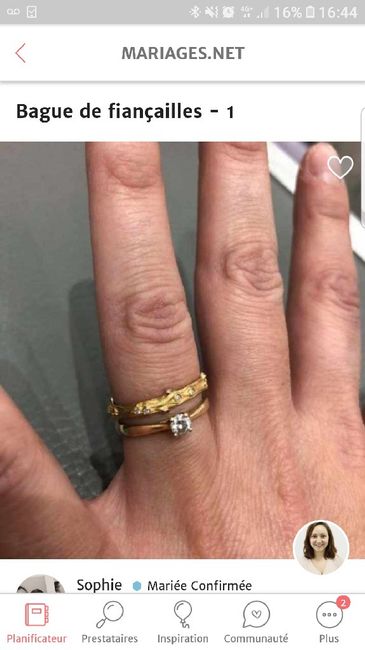 Ma bague de fiançailles - 1