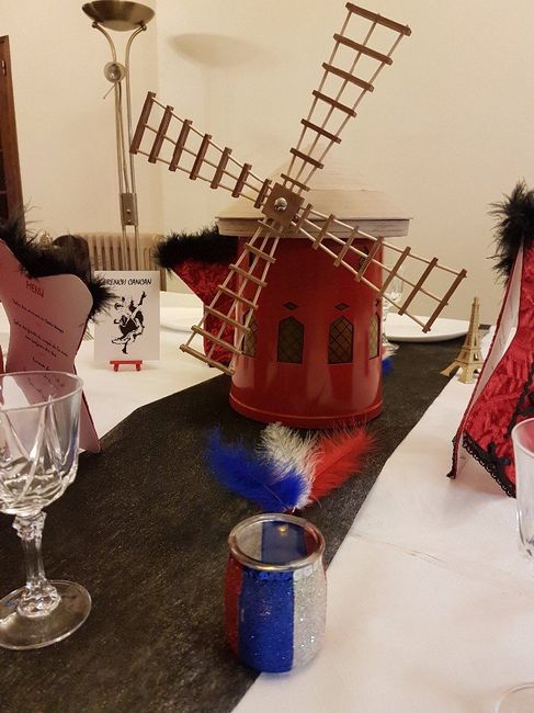 Table french cancan de plus près