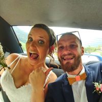 entre mairie et cérémonie dans la voiture