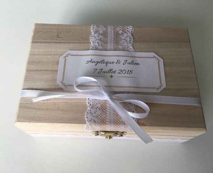 Boîte à alliances diy - 2