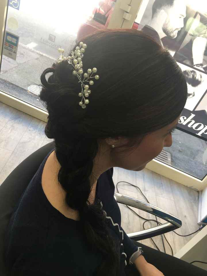 Coiffure mariage extension clip - 1