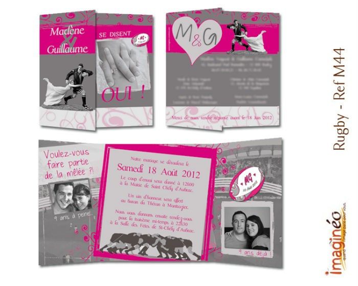 Mariage theme sport 9