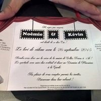 Intérieur du faire-part