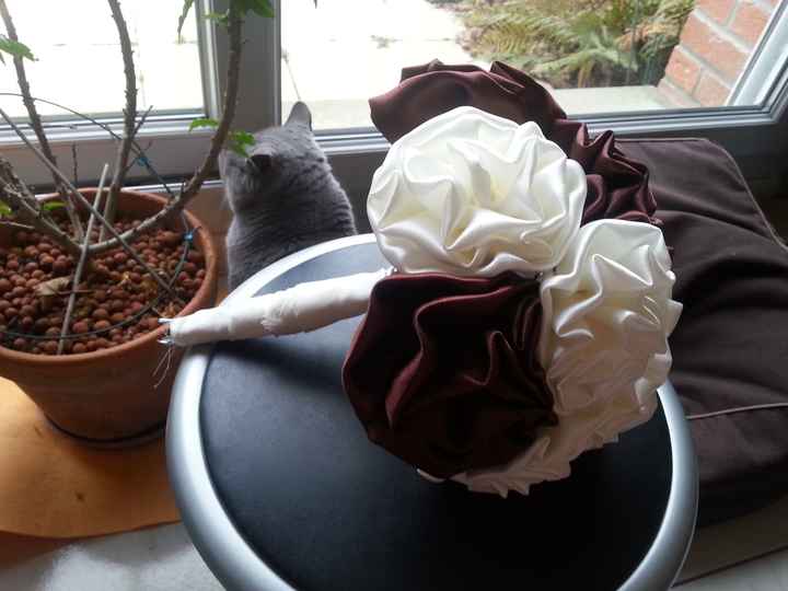 Bouquet en tissus