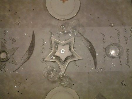 essai de décoration de table