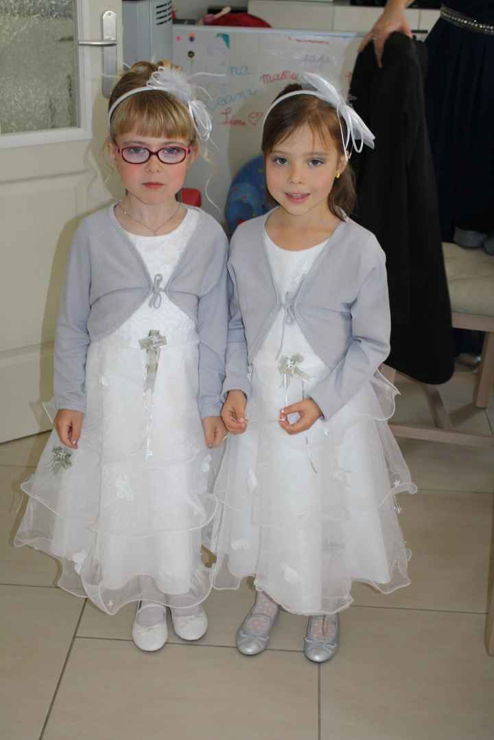 Tenue de mes petites filles d'honneur