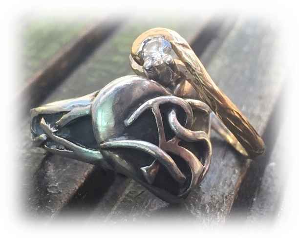 Mes bagues (fiançailles et chevalière)