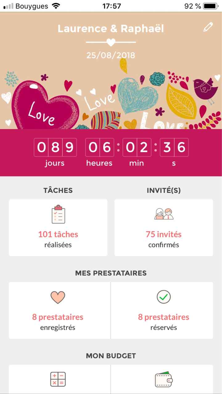 Montrez-moi vos compteurs de mariage 🤵👰 - 1