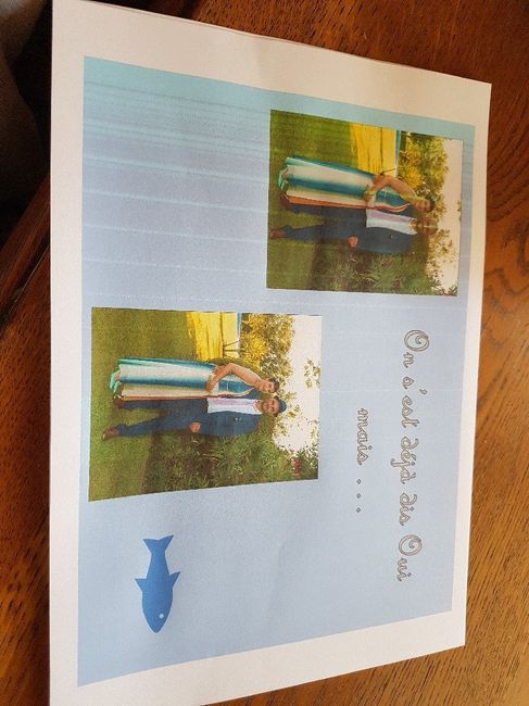  Faire part avec une ou plusieurs photo du mariage civil - 1