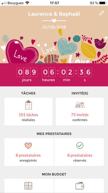 Montrez-moi vos compteurs de mariage 🤵👰 - 1