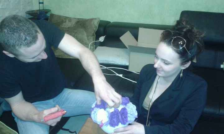 Centre de table fait par nos soins - 2