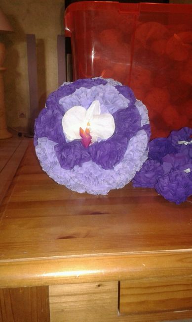 Confection centre de table avec cheri - 3