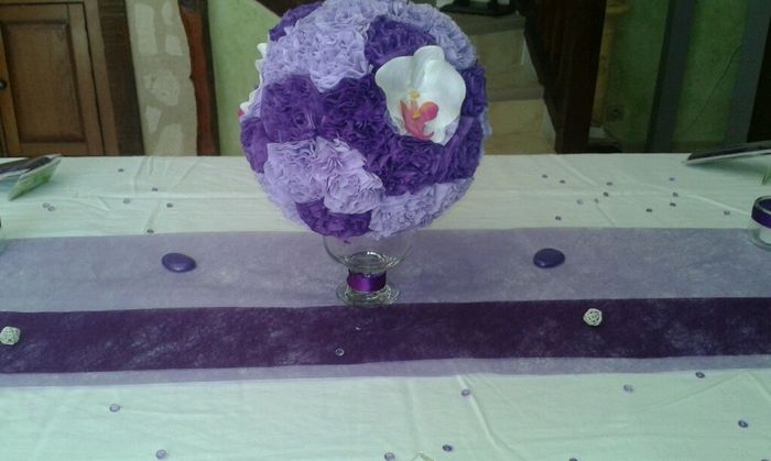 Centre de table fait par nos soins - 3
