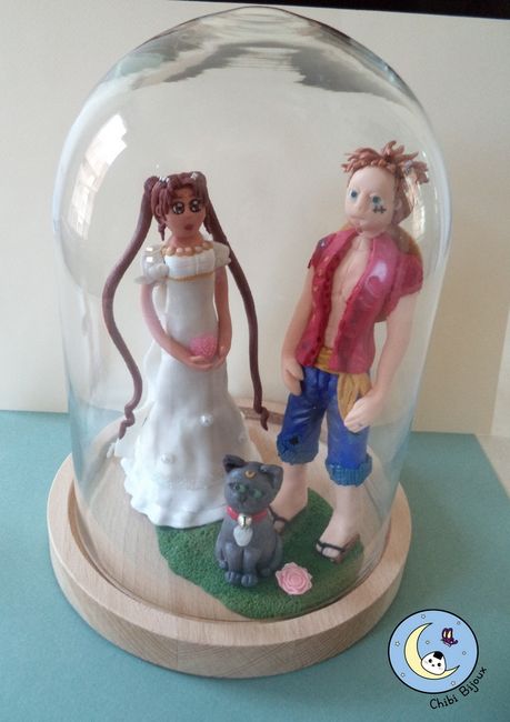 figurines de mariage -japon - manga