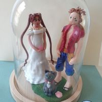 figurines de mariage -japon - manga 