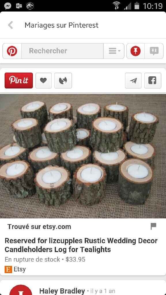 Inspiration mariage thème foret - 1